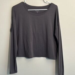 Athleta long sleeve crop top